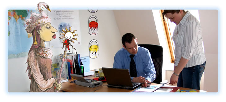 Image : Stòrlann staff at Harbour View, Stornoway