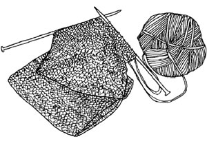 Kintting illustration